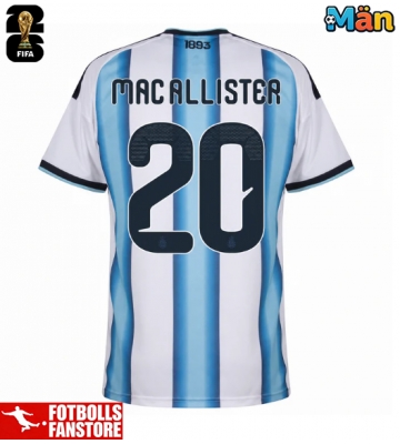 Argentina Alexis Mac Allister #20 Hemmatröja VM 2026 Kortärmad